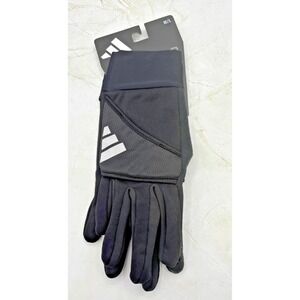 Mens ADIDAS Cold Dry Running Gloves New Lightweight Touch Screen Size M/L Blk
